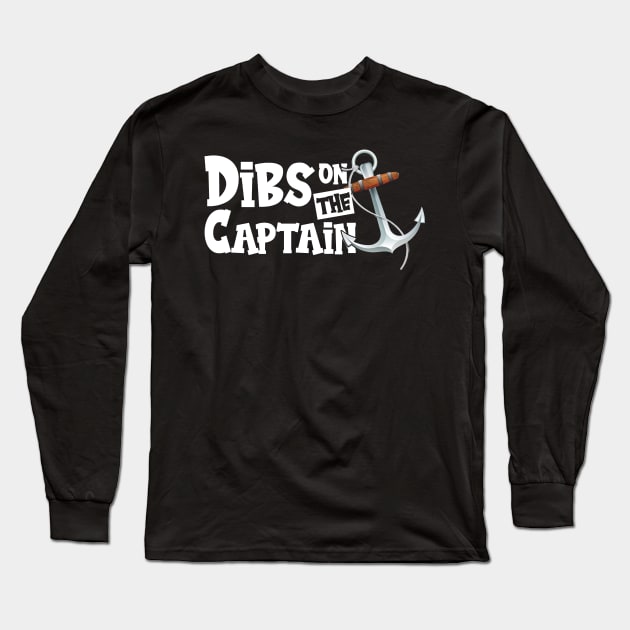 Dibs on the captain Long Sleeve T-Shirt by printalpha-art